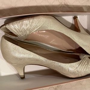 Loeffler Randall Silver Dress Heels Size 9.5 B